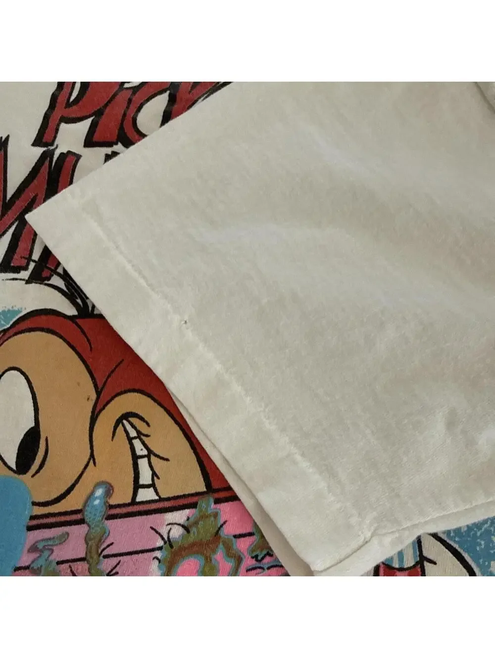 Ren and Stimpy T Shirt Vintage 1992 Single Stitch Men's XL MTV Nicktoons Changes - Picture 3 of 14